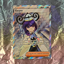 Pokemon TCG Gwynn Trainer-Supporter Paldea Evolved UR Holo FA 109/084 - Image 1