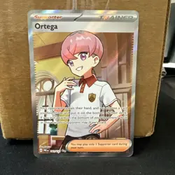 Ortega 141/131 Full art trainer Prismatic Evolutions Pokemon Near Mint ship fast - Image 1
