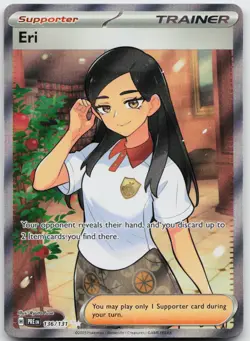 Eri 136/131 Holo Ultra Rare Prismatic Evolutions Pokemon Holo Near Mint - Image 1