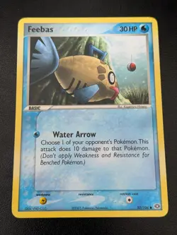 Feebas 50/106 Common Emerald Pokemon Near Mint - Image 1