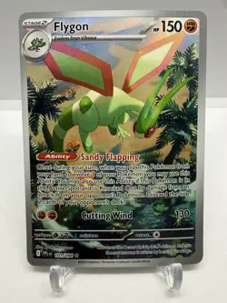 Flygon 101/094 Illustration Rare Phantasmal Flames Pokemon Holo NM/M - Image 1
