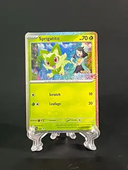Sprigatito 191 Sv – Pokemon Horizons Holo Promo – Pokemon TCG - Raw Card - Image 1