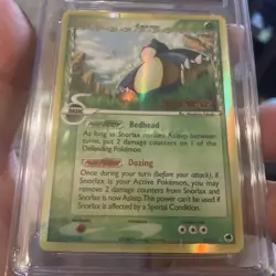2006 POKEMON DRAGON FRONTIERS Stamped REVERSE HOLO #10 SNORLAX CGC 7 Delta - Image 3