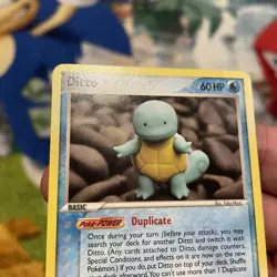 Ditto (Squirtle) 64/113 EX Pokemon TCG Delta Species Common MP - Image 3