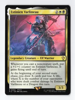 Estinien Varlineau Normal R Final Fantasy MTG Magic the Gathering Card NM - Image 1