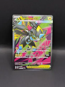 Mega Zeraora 098/084 FULL ART ULTRA RARE Pitch Black Pokemon English Me05 HOLO - Image 1