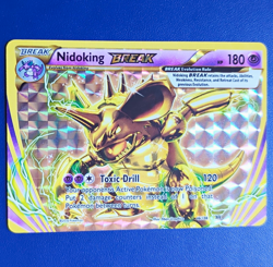 Nintendo Pokemon TCG Nidoking BREAK BREAKthrough Rare Holo 46/108 EN 2015 - Image 1