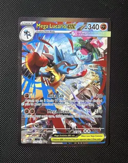 Mega Lucario ex 179/132 - Pokemon Mega Evolution SIR LP/NM - Image 1