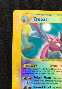 Pokemon TCG Crobat Rare Reverse Holo 147/144 Skyridge E-Card HP Condition WOTC - Image 3