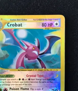 Pokemon TCG Crobat Rare Reverse Holo 147/144 Skyridge E-Card HP Condition WOTC - Image 4