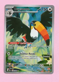 Toucannon IR 094/084 PBL Pokemon Pitch Black Illustration Rare Full Art NM - Image 1