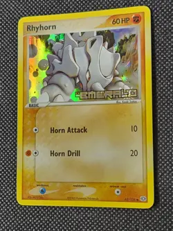 NM Ryhorn Reverse-Holo #62 Emerald Pokemon TCG - Image 3