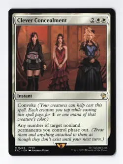 Clever Concealment Normal R Final Fantasy MTG Magic the Gathering Card NM - Image 1