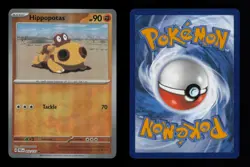 HOLO HIPPOPOTAS (MASTER BALL PATTERN) COMMON 052/131 NM POKEMON - Image 3