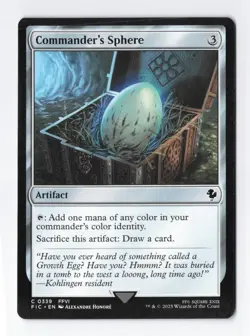 Commander's Sphere Normal C Final Fantasy MTG Magic the Gathering Card NM - Image 1