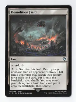 Demolition Field Normal U Final Fantasy MTG Magic the Gathering Card NM - Image 1