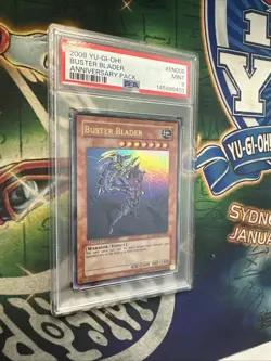 Yugioh! Buster Blader YAP1-EN006 Ultra Rare Limited Edition PSA Graded MINT 9 - Image 1