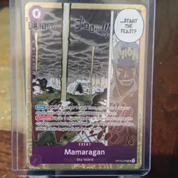 Bandai One Piece Card Game Mamaragan Event Sky Island OP15-078 Alt Art Foil - Image 1