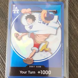 Dodgers x One Piece Monkey D. Luffy Promo Don!! card! - Image 1