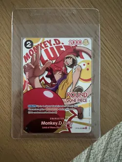 One Piece x Round 1 Monkey D. Luffy OP16=095 English Promo - Image 1