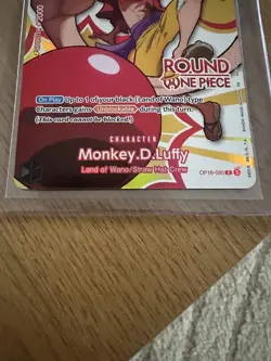 One Piece x Round 1 Monkey D. Luffy OP16=095 English Promo - Image 2