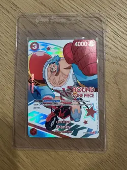 One Piece x Round 1 Franky ST21-011 Promo English - Image 1