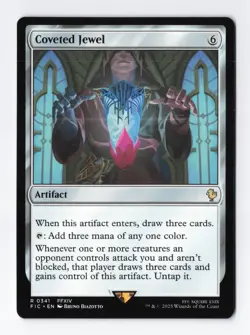 Coveted Jewel Normal R Final Fantasy MTG Magic the Gathering Card NM - Image 1