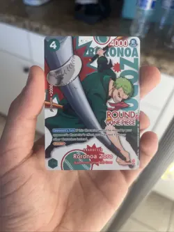 Zoro PRB-006 ROUND1 X One Piece Promo English Near Mint NM In Hand - Image 1