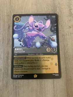 Disney Lorcana Winterspell 191/204 Angel Experiment 624 Legendary Cold Foil - Image 1