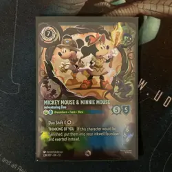 Mickey & Minnie Enchanted Disney Lorcana Attack of the Vine 238/207 NM - Image 1