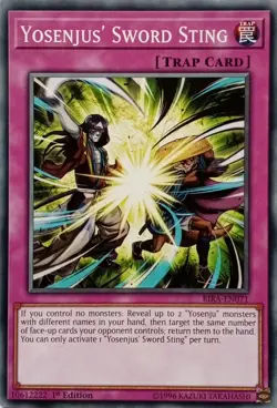 RIRA-EN071 YOSENJU'S SWORD STING COMMON 1ST EDITION YuGiOh CARD - Image 1