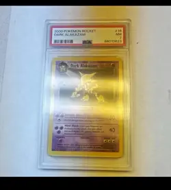 TCG 4-Card Lot Graded + Holo English Dark Alakazam Snorlax golden etc - Image 1