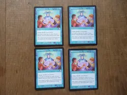 MTG 4 x Soothsaying uncommon card Mercadian Masques Magic The Gathering - Image 1
