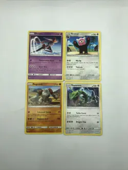 Lot Of 4 Pokemon TCG Non Holo Rare Cards See Pictures - Image 1