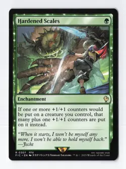 Hardened Scales Normal R Final Fantasy MTG Magic the Gathering Card NM - Image 1