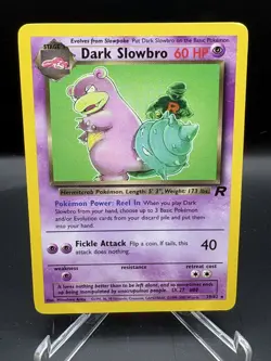 Dark Slowbro - 29/82 - Pokemon Team Rocket Unlimited Rare Card WOTC NM - Image 1