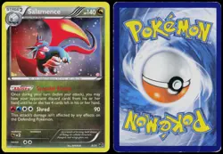 Salamence 8/20 Holo Rare Dragon Vault Pokemon Card Heavily Played - Image 3