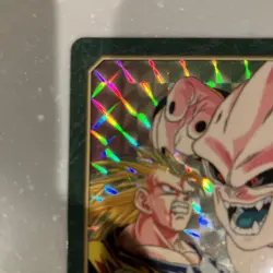 Dragon Ball Z Carddass Card - Super Saiyan Goku vs Majin Buu - Image 3