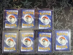 2025 Pokemon TCG SV Prismatic Evolutions Stamped Promo Lot Of 7 Cards English - Image 2