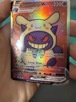 Cinnamoroll Gengar Pokemon Card DISPLAY ART - Image 2