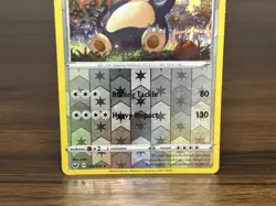 Snorlax 140/202 Sword & Shield Reverse Holo Pokemon Card - Image 3