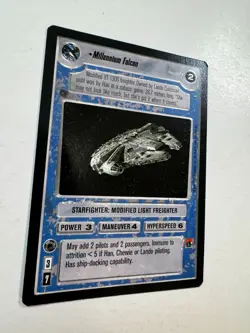 Star Wars CCG Millennium Falcon Card Decipher 1995 NM - never played - Image 4