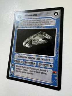 Star Wars CCG Millennium Falcon Card Decipher 1995 NM - never played - Image 5