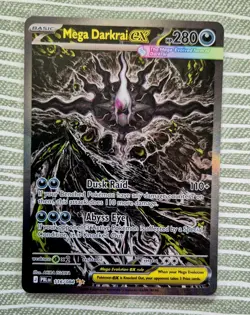 Mega Darkrai ex 116/084 Pitch Black Special Illustration Rare Pokemon Card NM - Image 1