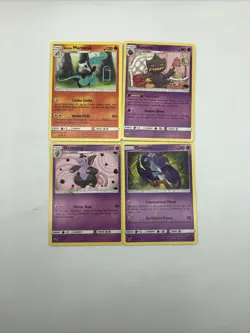Lot Of 4 Pokemon TCG Non Holo Rare Cards See Pictures - Image 1