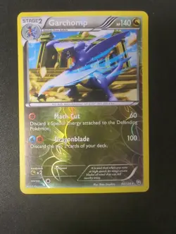Garchomp 90/124 Reverse Holo Raw Pokemon Dragons Exalted Card MP - Image 1