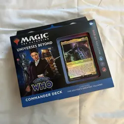 Wizards of the Coast MTG Doctor Who Masters of Evil Commander Deck 100-Card - Image 1