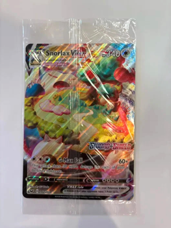 JUMBO Snorlax Vmax Oversized Promo Card #142 Full Art Holo Pokemon - Sealed - Image 2