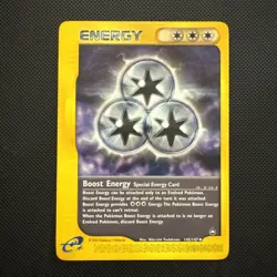 Boost Energy 145/147 Aquapolis Pokemon S282 - Image 1