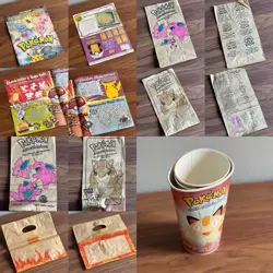 X2 SEALED FULL Set WOTC 1999 Pokemon Burger King 23K Gold Trading Card Pokeballs - Image 5